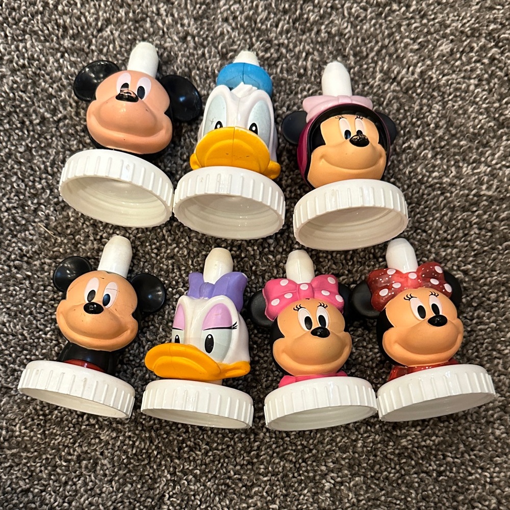 Disney Character Bottle Caps Set